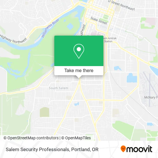Mapa de Salem Security Professionals