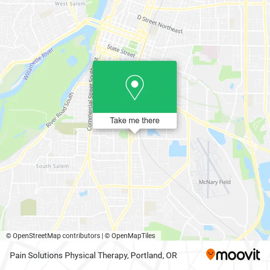 Mapa de Pain Solutions Physical Therapy