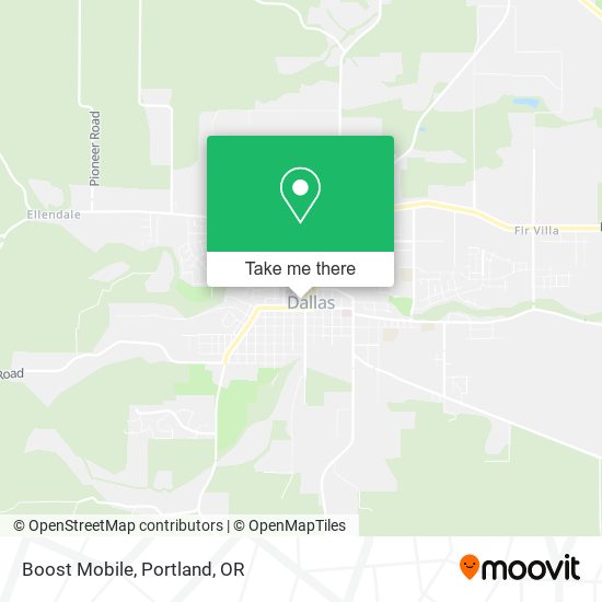 Boost Mobile map