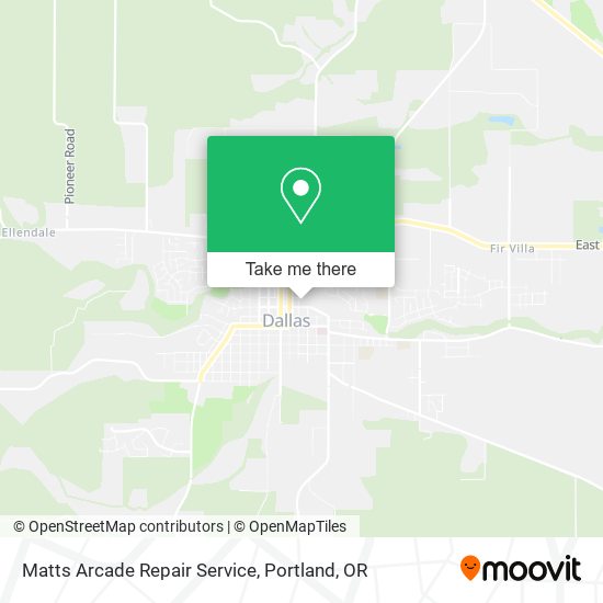 Matts Arcade Repair Service map