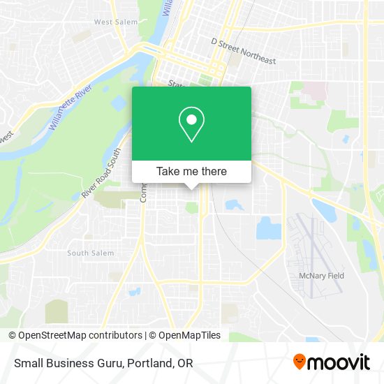 Small Business Guru map