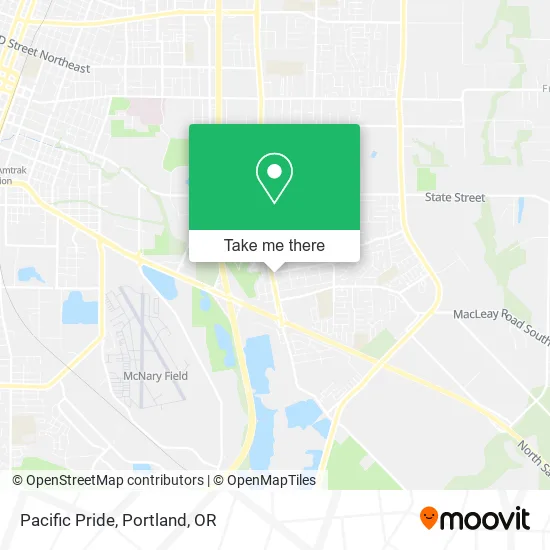 Pacific Pride map