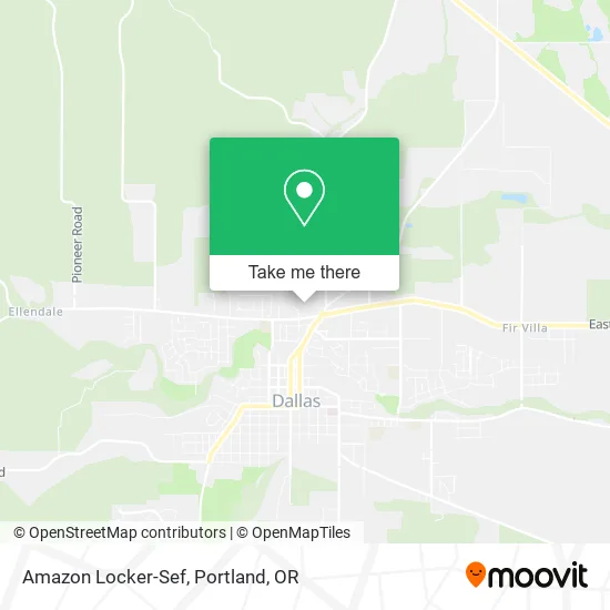 Amazon Locker-Sef map