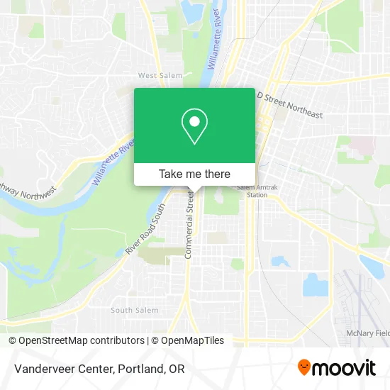 Mapa de Vanderveer Center