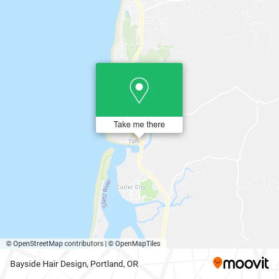 Bayside Hair Design map