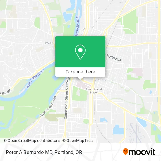 Peter A Bernardo MD map