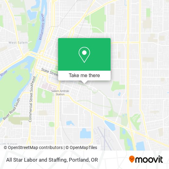All Star Labor and Staffing map