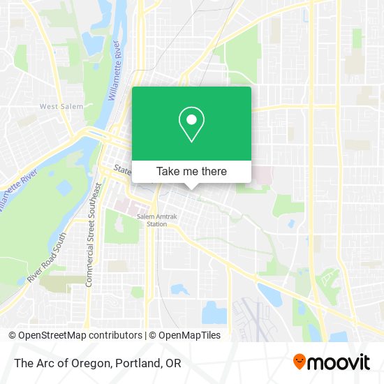 The Arc of Oregon map