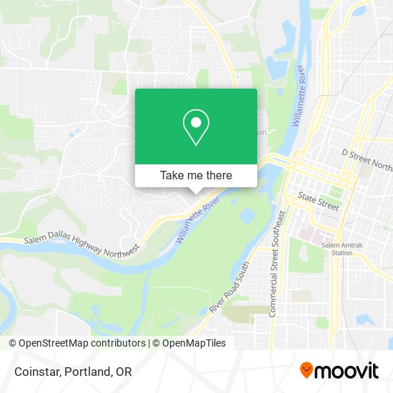 Mapa de Coinstar