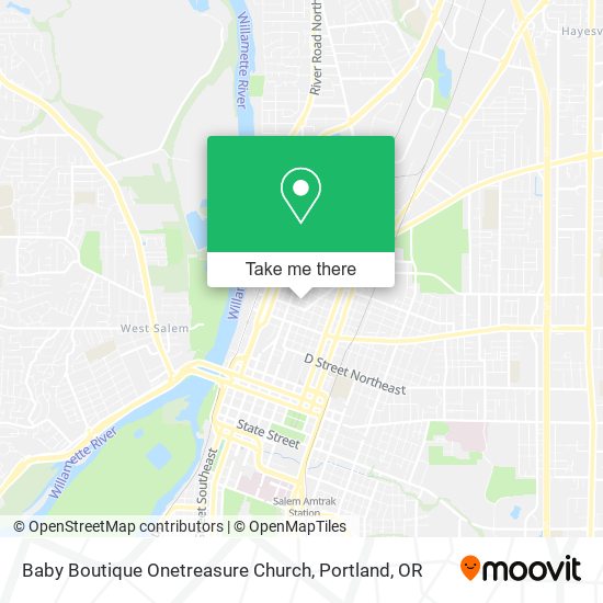 Mapa de Baby Boutique Onetreasure Church
