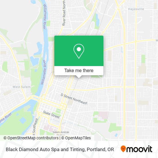 Black Diamond Auto Spa and Tinting map