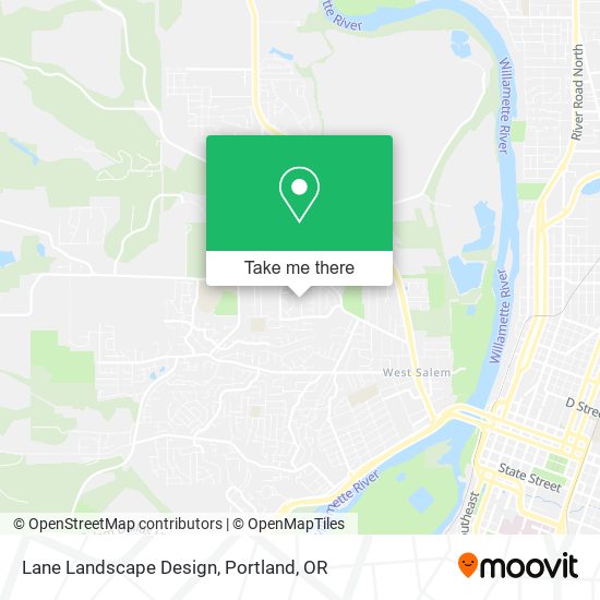 Lane Landscape Design map