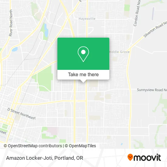Amazon Locker-Joti map