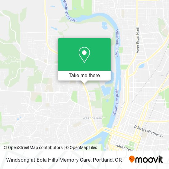 Windsong at Eola Hills Memory Care map