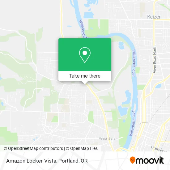 Amazon Locker-Vista map