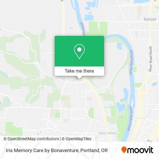 Iris Memory Care by Bonaventure map