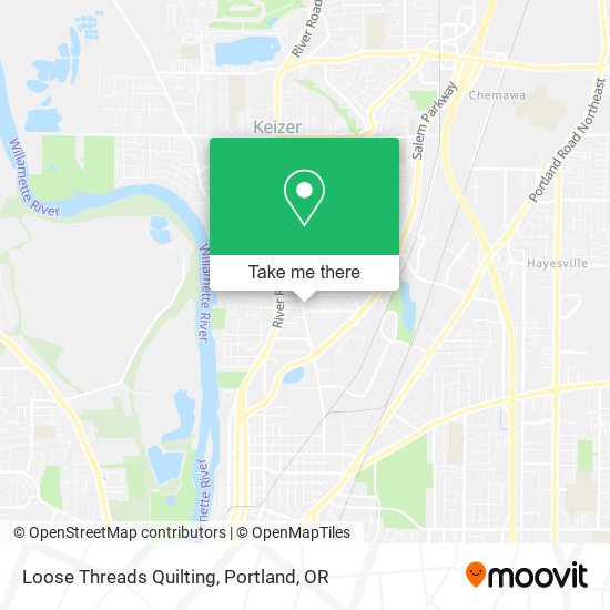 Mapa de Loose Threads Quilting