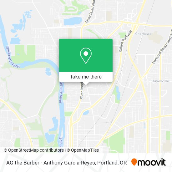 AG the Barber - Anthony Garcia-Reyes map