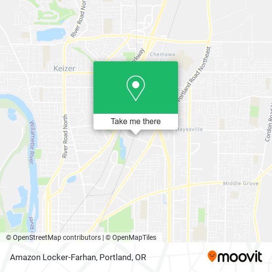 Amazon Locker-Farhan map