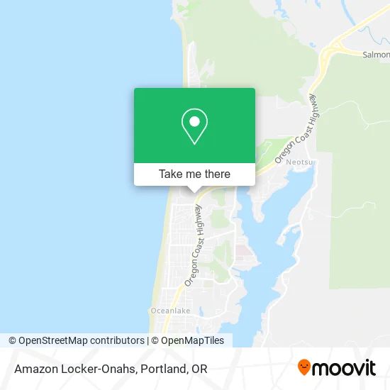 Amazon Locker-Onahs map