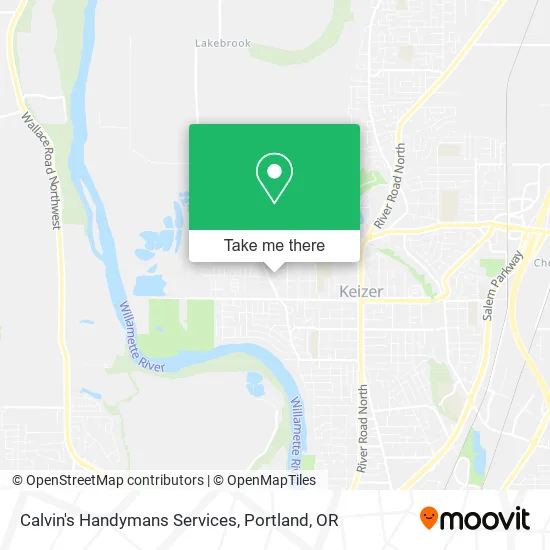 Calvin's Handymans Services map