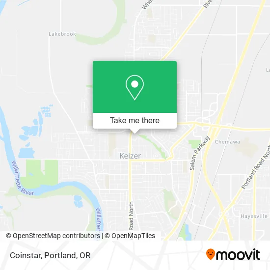 Coinstar map