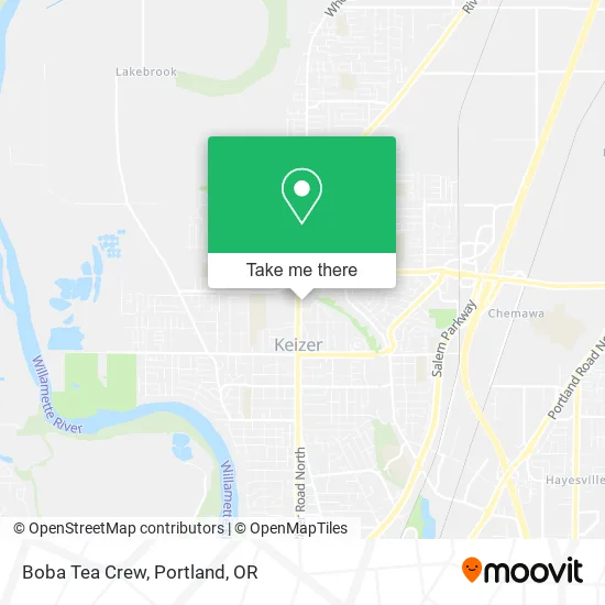 Boba Tea Crew map