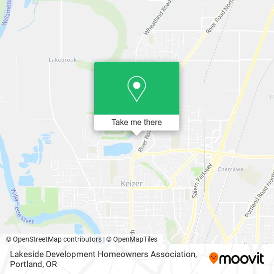 Lakeside Development Homeowners Association map