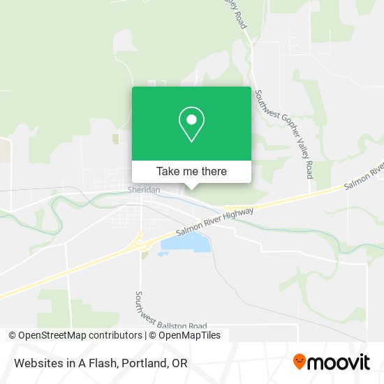 Mapa de Websites in A Flash