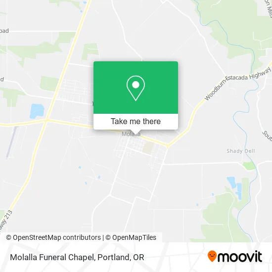 Molalla Funeral Chapel map