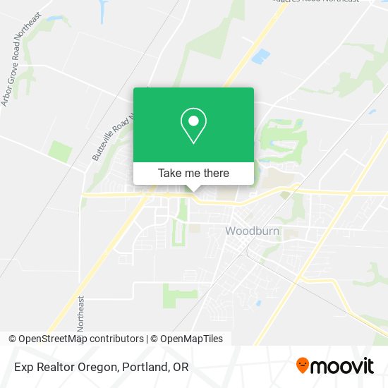 Exp Realtor Oregon map