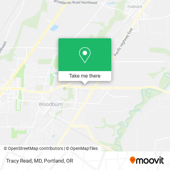 Tracy Read, MD map