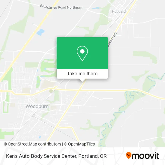 Ken's Auto Body Service Center map