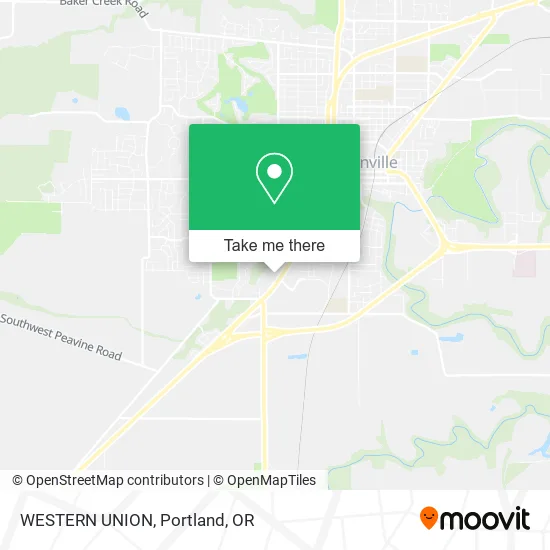 WESTERN UNION map