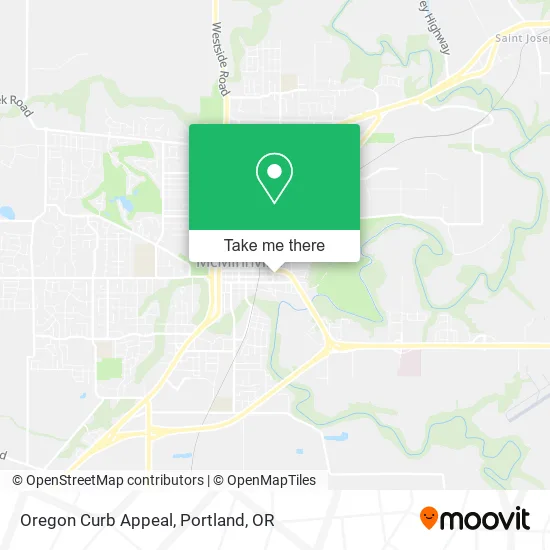 Mapa de Oregon Curb Appeal