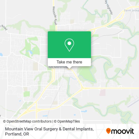 Mapa de Mountain View Oral Surgery & Dental Implants