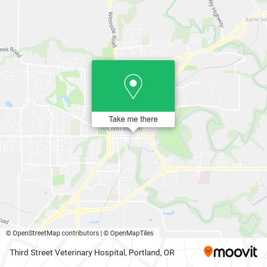 Mapa de Third Street Veterinary Hospital