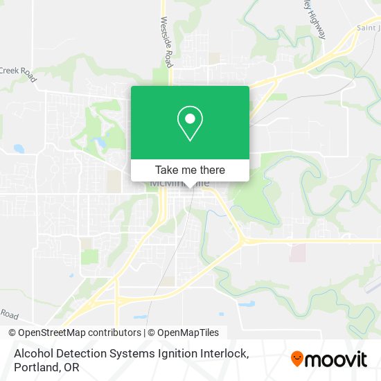 Mapa de Alcohol Detection Systems Ignition Interlock