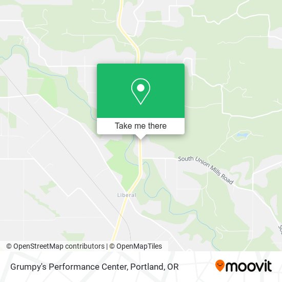 Grumpy's Performance Center map