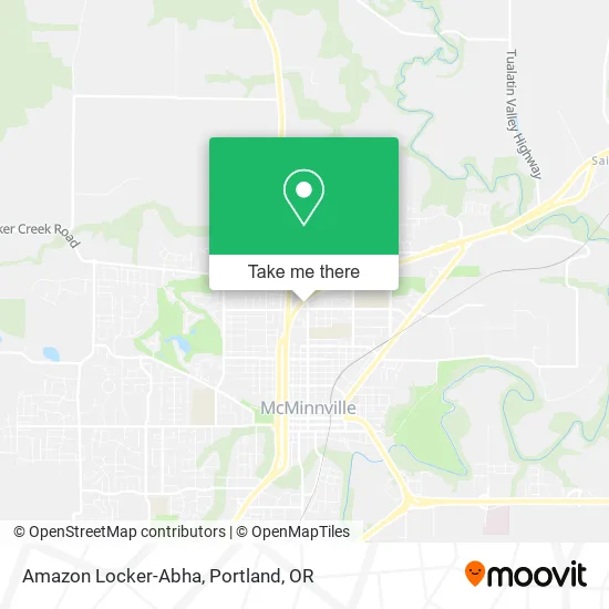 Amazon Locker-Abha map