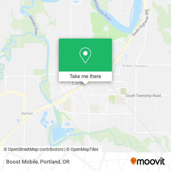 Boost Mobile map