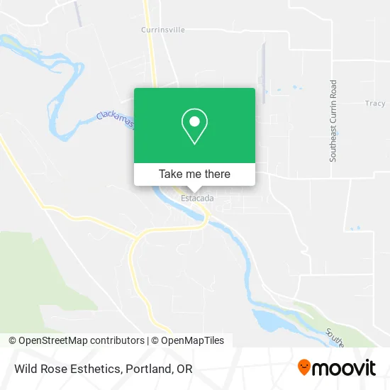 Wild Rose Esthetics map