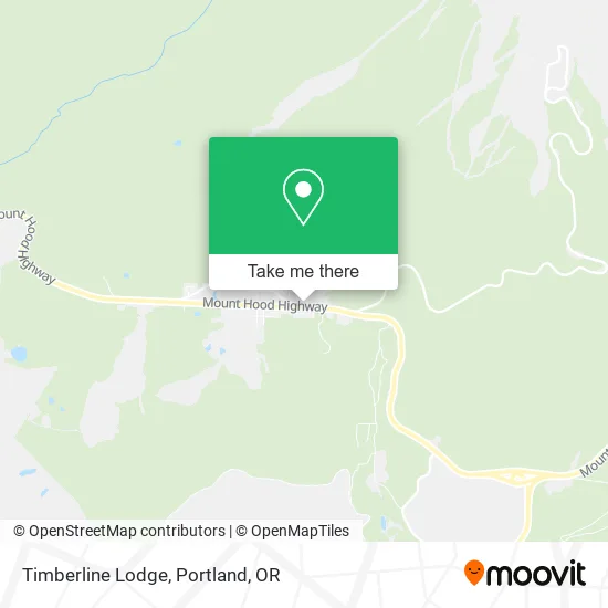 Mapa de Timberline Lodge