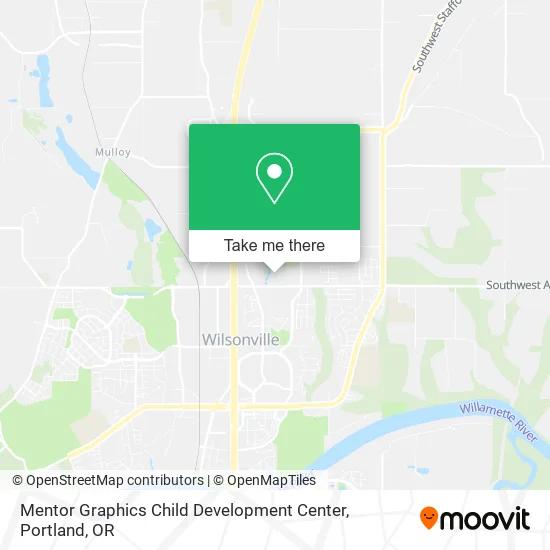 Mentor Graphics Child Development Center map
