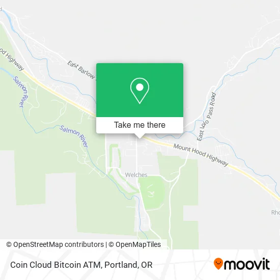 Mapa de Coin Cloud Bitcoin ATM