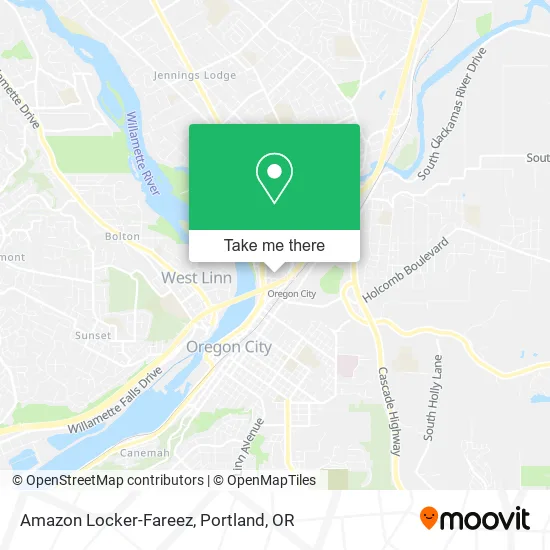 Mapa de Amazon Locker-Fareez