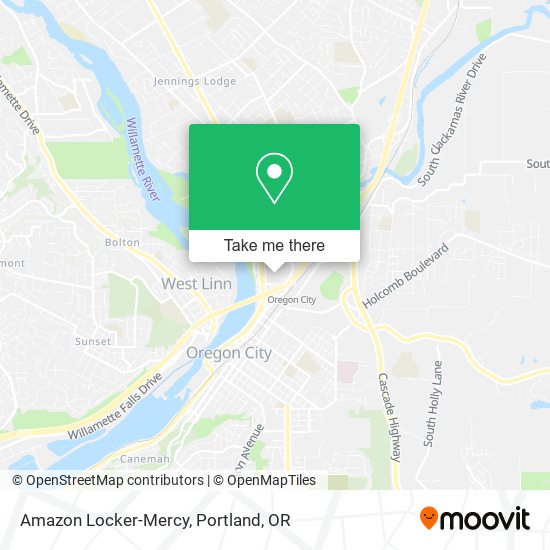 Amazon Locker-Mercy map