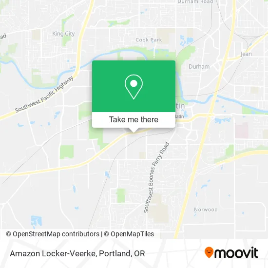 Amazon Locker-Veerke map