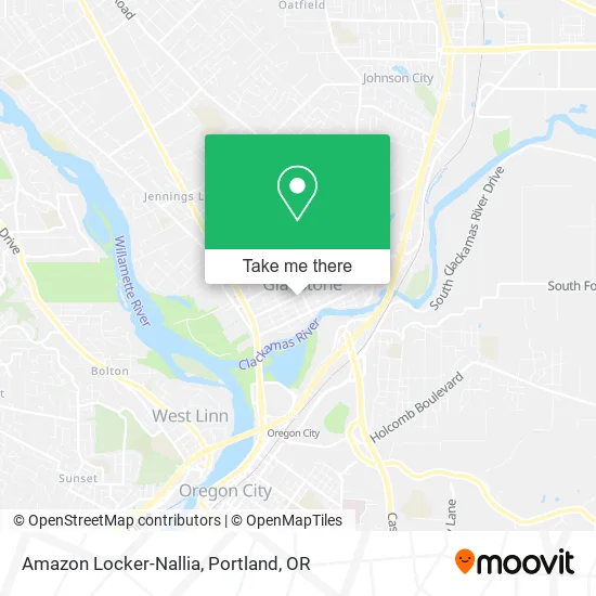 Amazon Locker-Nallia map