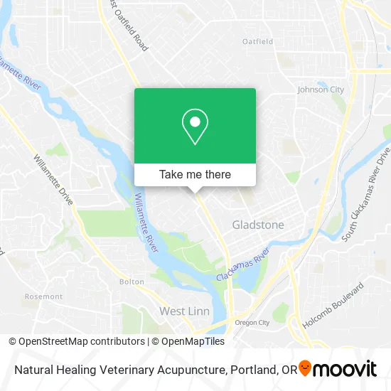 Mapa de Natural Healing Veterinary Acupuncture